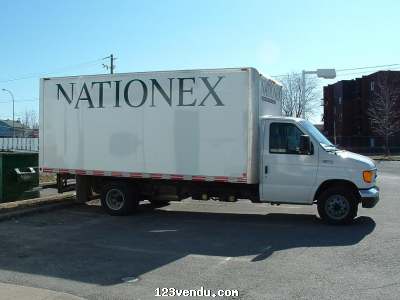 Annonces classees img:preview A VENDRE FORD E-450,DIESEL,2004,CUBE 16’’,BLANC,66 600 KM