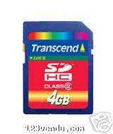 Annonces classees img:preview Secure Digital Transcend 4GB SD High-Capacity SDHC Class 2