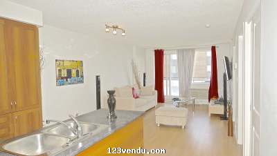 Annonces classees img:preview entre-Ville de Mtl: Superbe condo 3 ½ situé au 19e étage Jardin Windsor