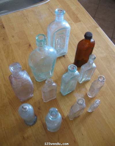 Annonces classees img:preview Lot de 12 bouteilles anciennes