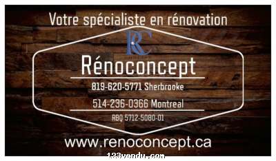 Annonces classees img:preview renoconcept.ca  Votre spécialiste en rénovation  819-620-5771