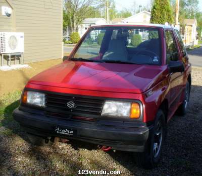 Annonces classees img:preview SUZUKI SIDEKICK JA 1991 4x4 (2 toits)