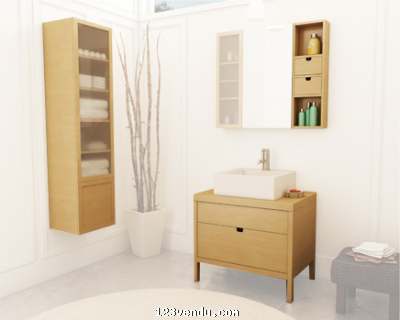 Annonces classees img:preview Ensemble vanité de chambre de bain en érable massif