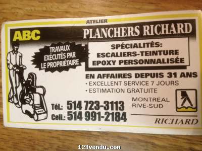 Annonces classees img:preview Rénovation sablage vernissage plancher