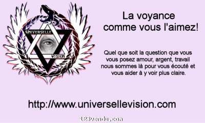 Annonces classees img:preview Universelle Vision Voyance en privé à partir de 8€
